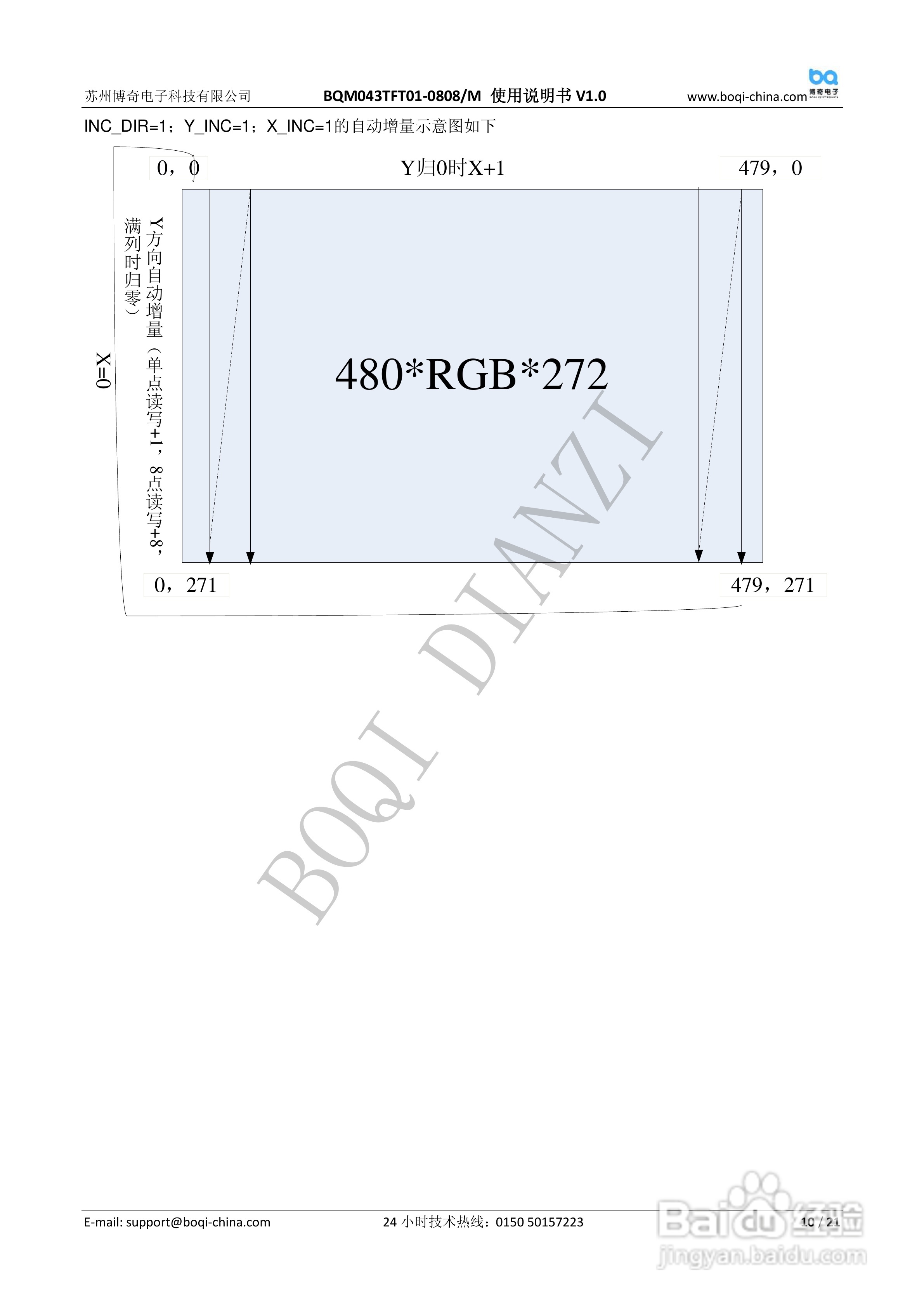 博奇单片机BQM043TFT01-0808液晶屏使用说明书:[2]