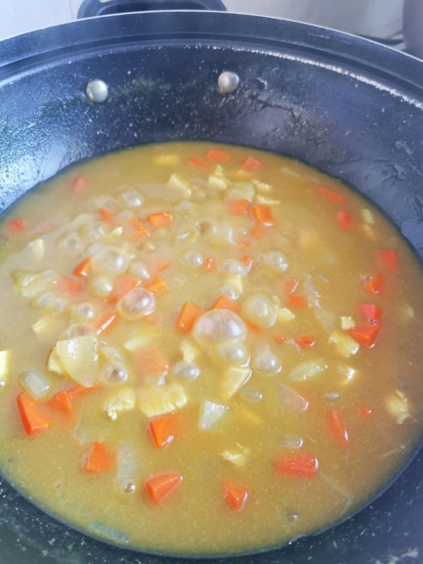 美味咖喱鸡块饭