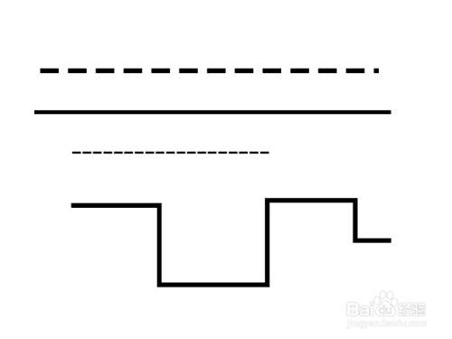 PS怎么画直线、虚线