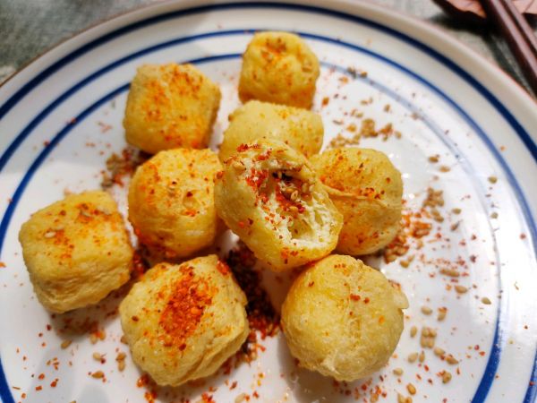 油炸包浆小豆腐