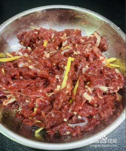 家常菜：炒牛肉