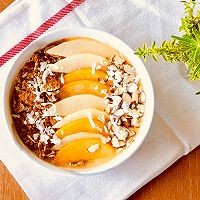 自制蜜桃苹果思慕雪