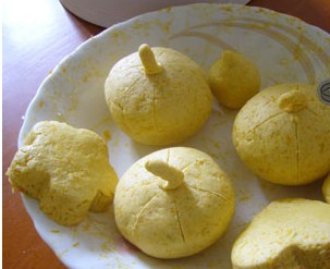 简单制作南瓜饼