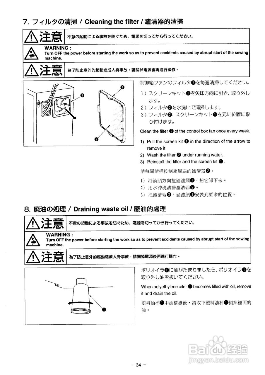 JUKI AMS-221D花样机使用说明书:[5]