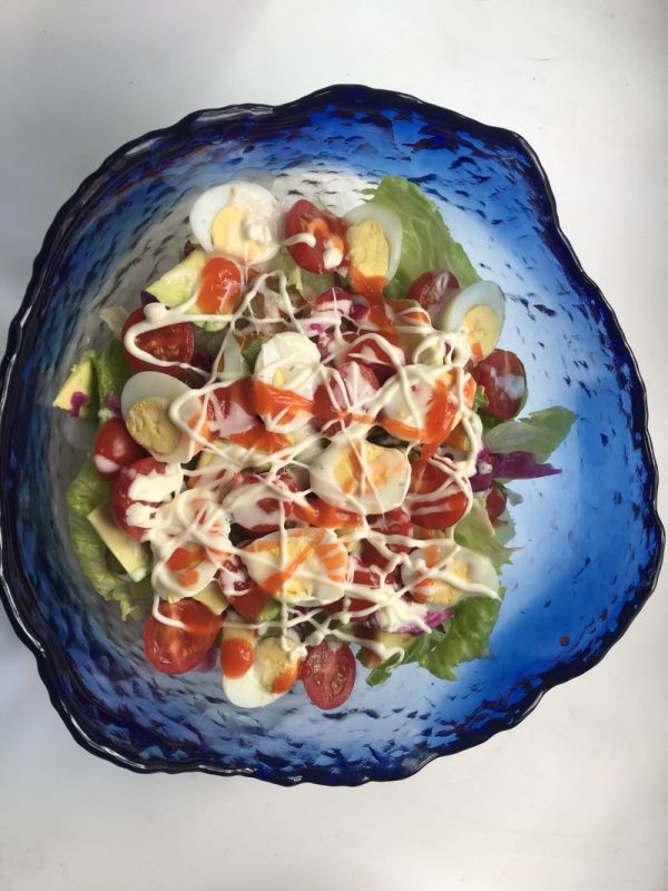 鹌鹑蛋果蔬沙拉