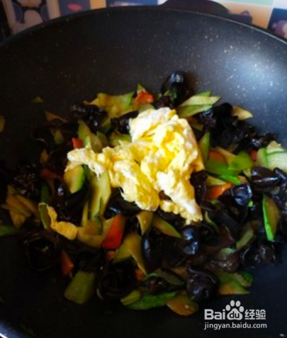 没有肉的木须肉