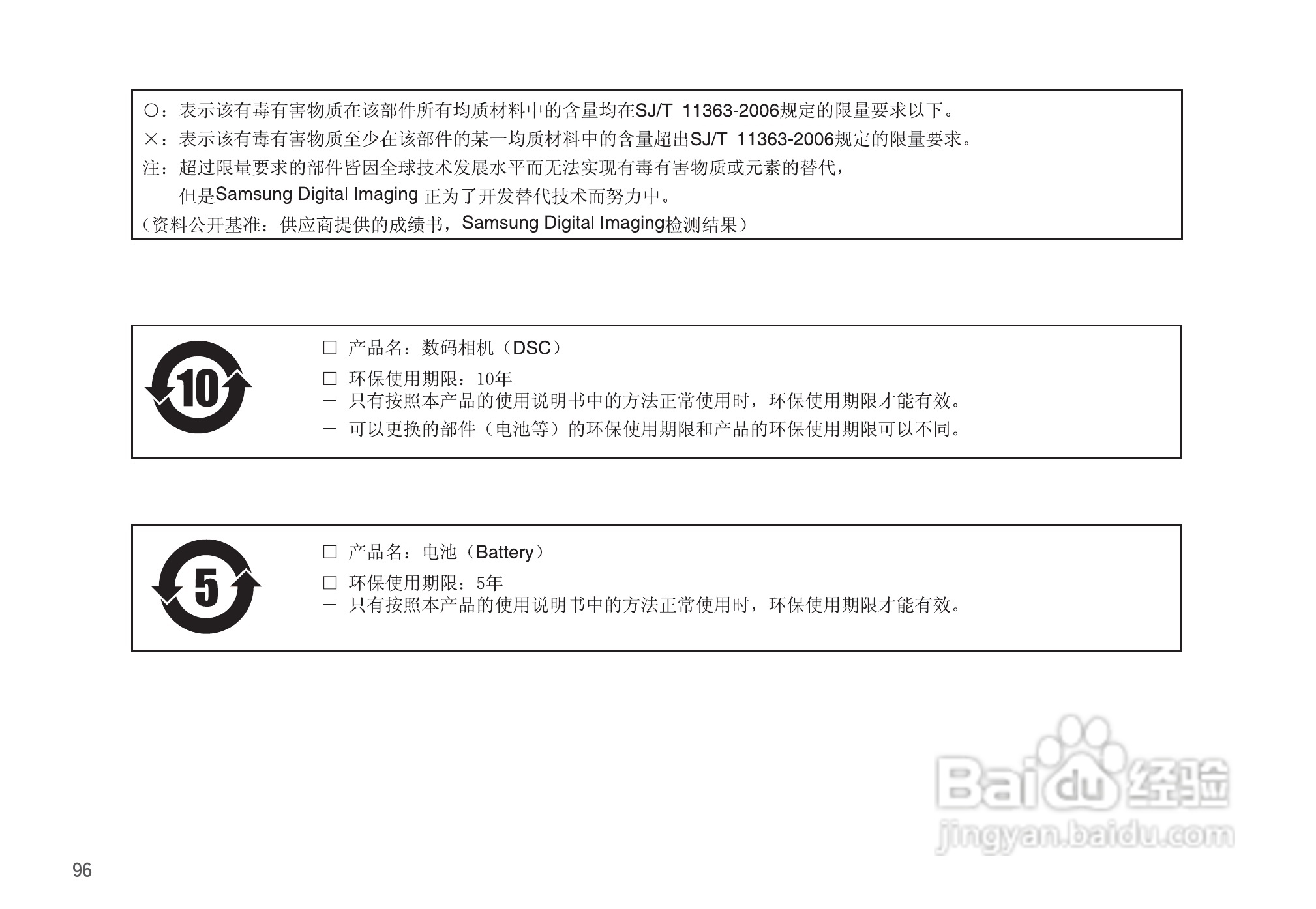 三星D860数码相机使用说明书:[10]