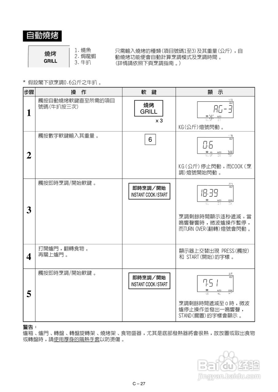 声宝R-882F型微波炉说明书:[2]