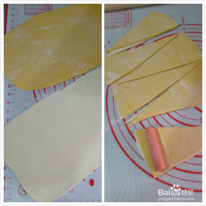 简易美味早餐推荐——双色火腿馒头卷