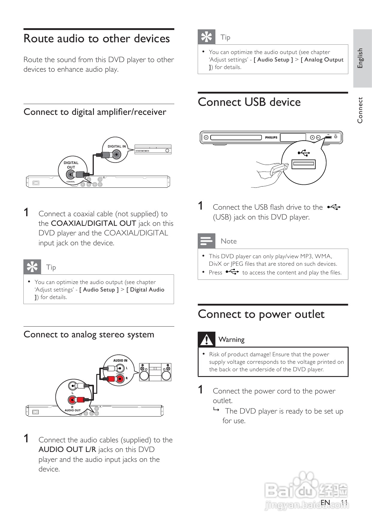 飞利浦DVP3360K/98 DVD播放机使用说明书:[1]