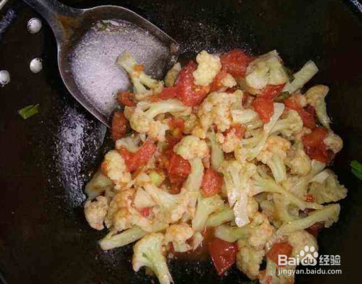 西红柿炒菜花怎么做