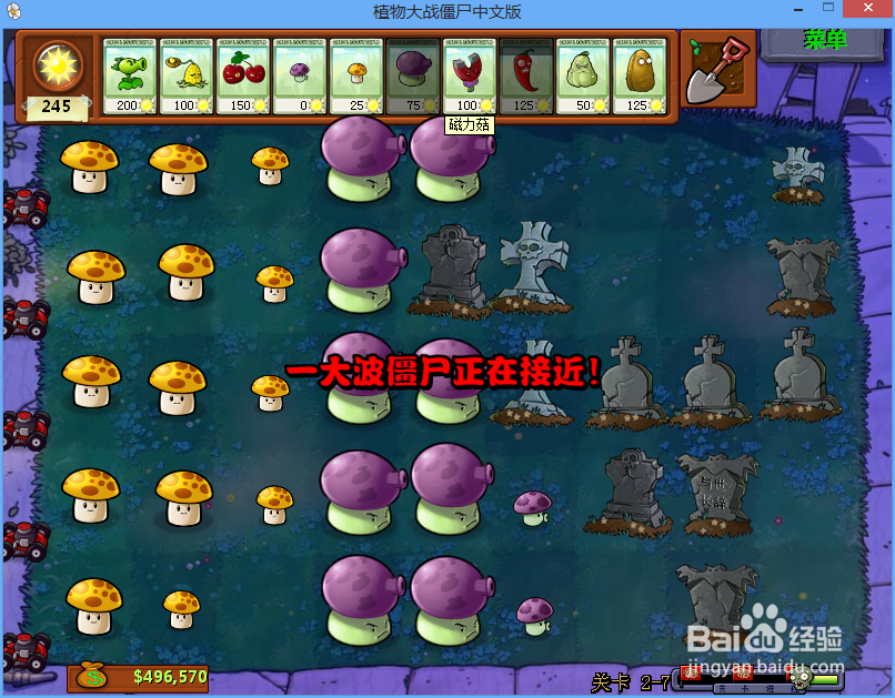 植物大战僵尸二周目Level 2-7图文攻略 Part 5