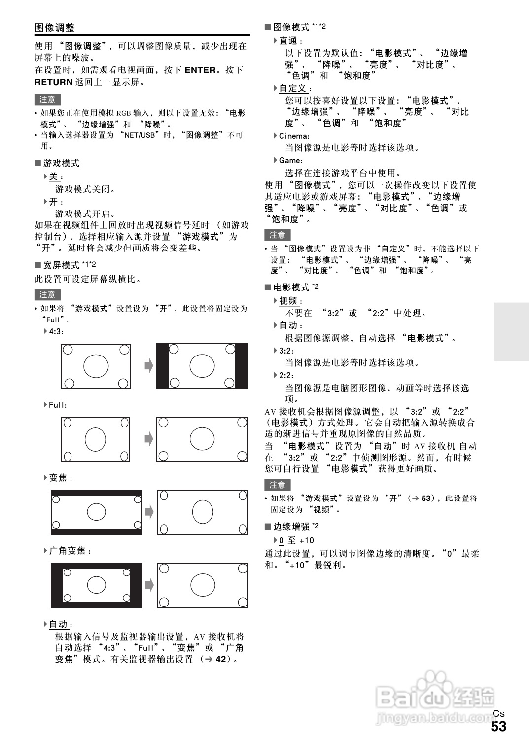 安桥TX-NR808接收机使用说明书:[3]