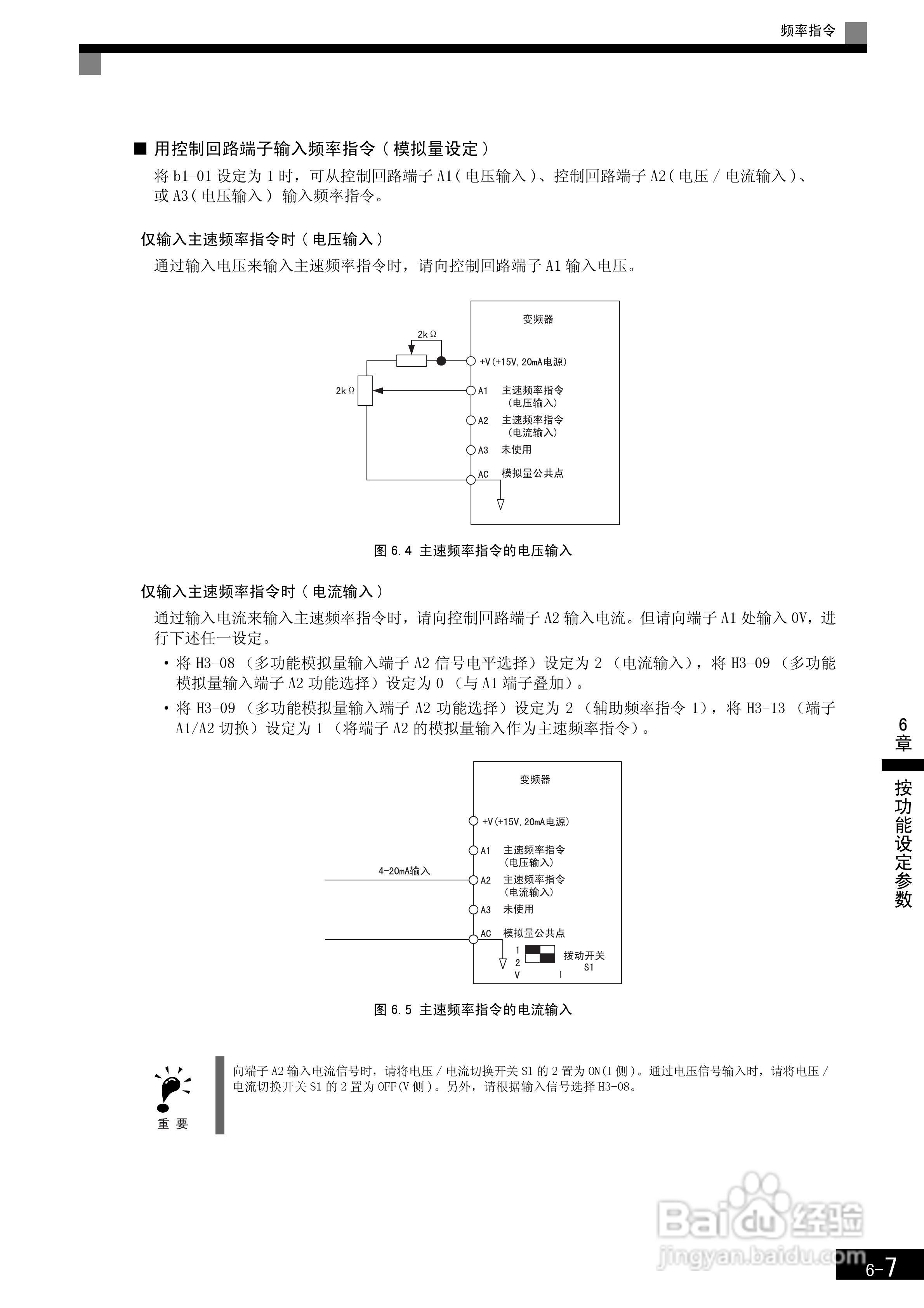 安川CIMR-F7B4300变频器使用说明书:[20]