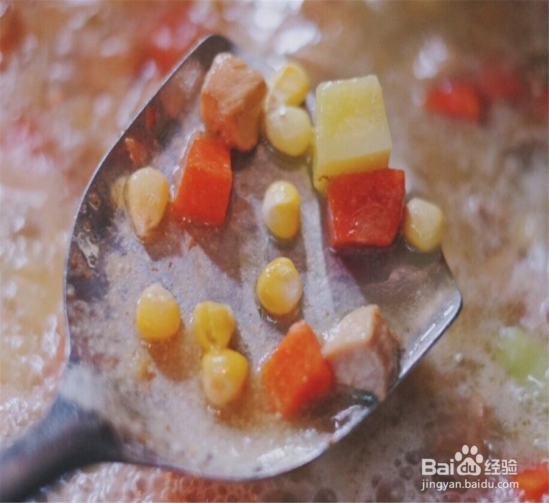 清甜软糯—玉米咖喱饭