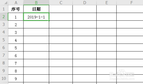 如何在EXCEL中批量输入连续日期（日期篇2）