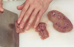 美味的青红椒炒腰花