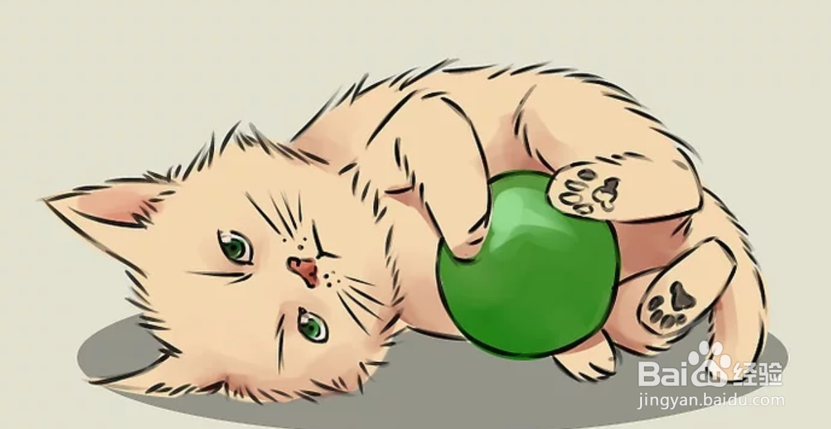 如何简单的画猫咪