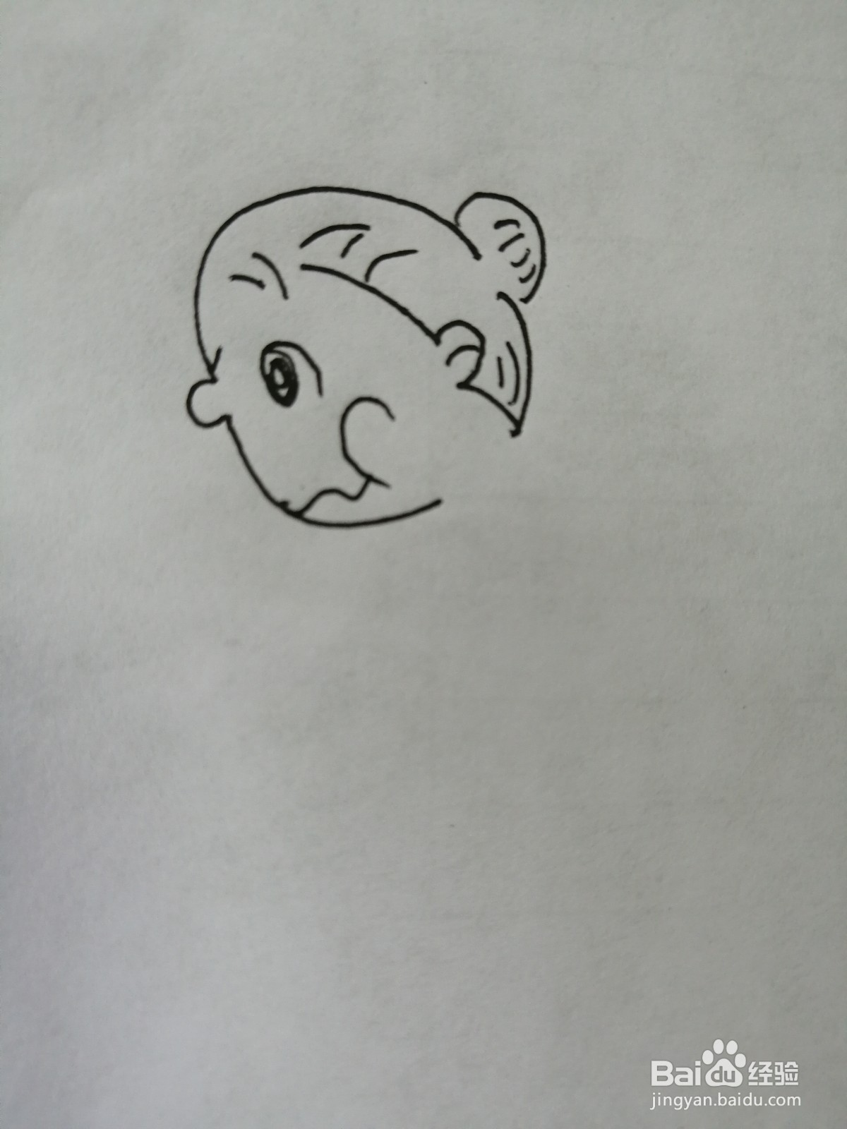 简笔画老奶奶怎么画