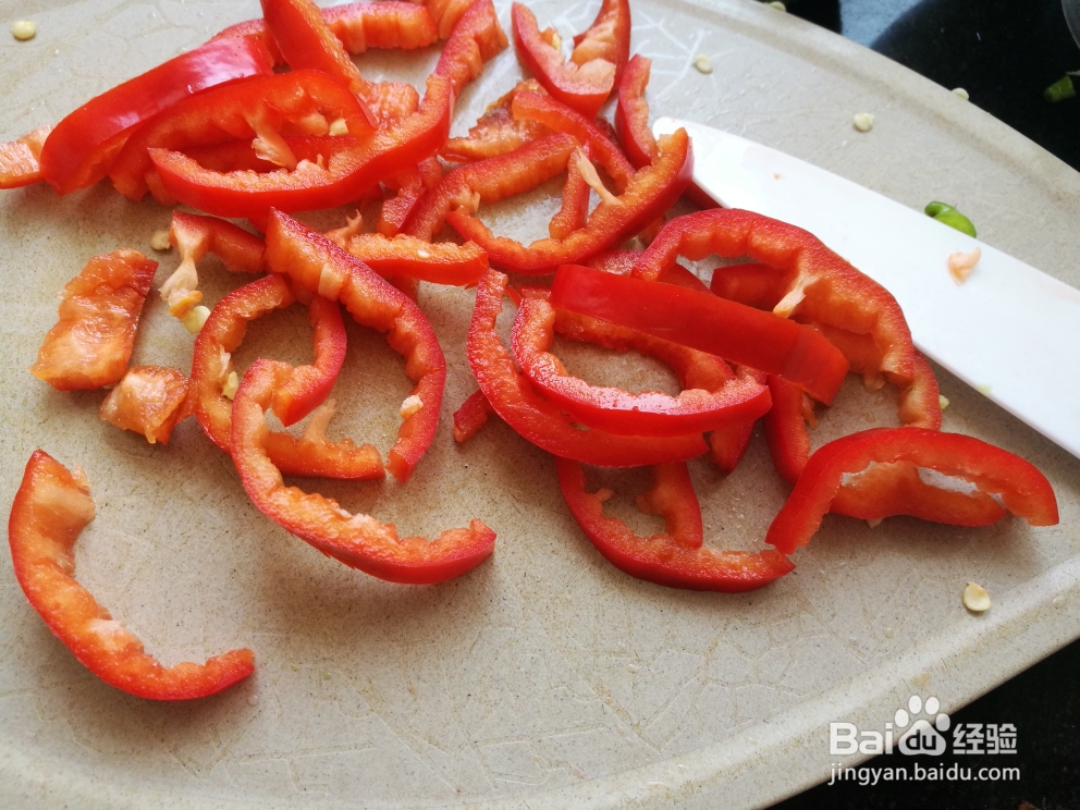 海鲜美食-双椒小河虾的做法