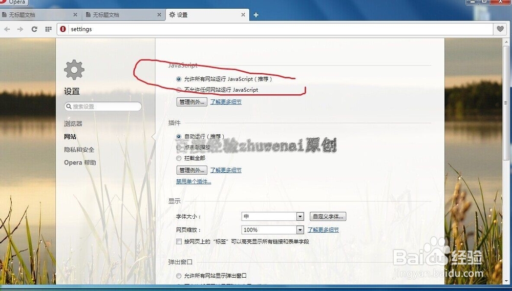 如何判断浏览器是否支持javascript