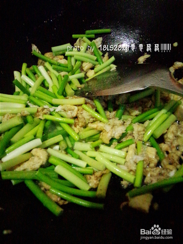 家常菜:蒜薹炒鸡蛋