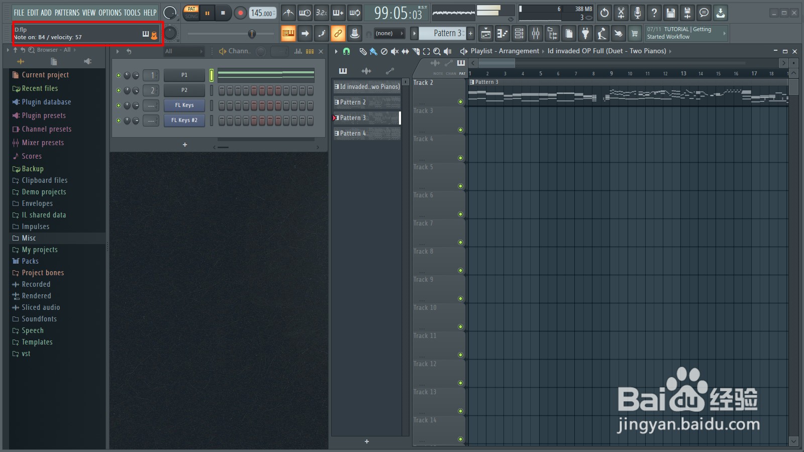 FLstudio怎么设置MIDI键盘