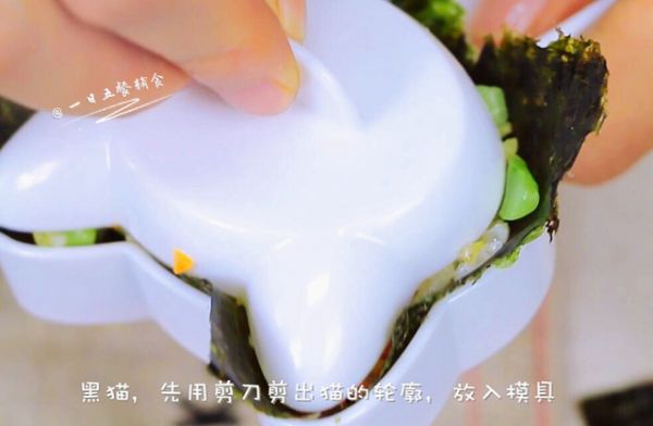 杂蔬鳕鱼猫饭团
