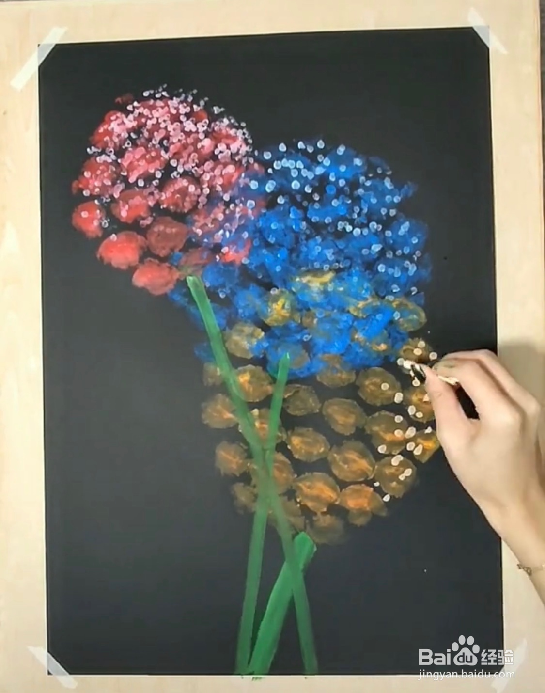 教你用快递保护膜印画
