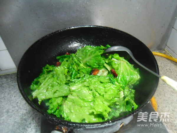 爆炒生菜的做法