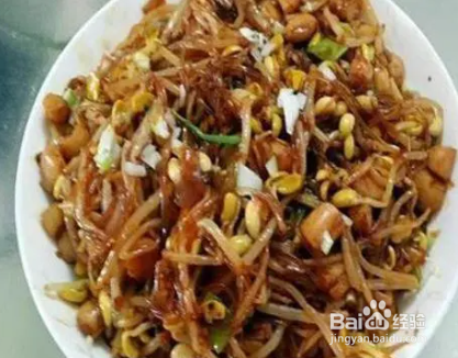 如何做黄豆芽拌粉丝