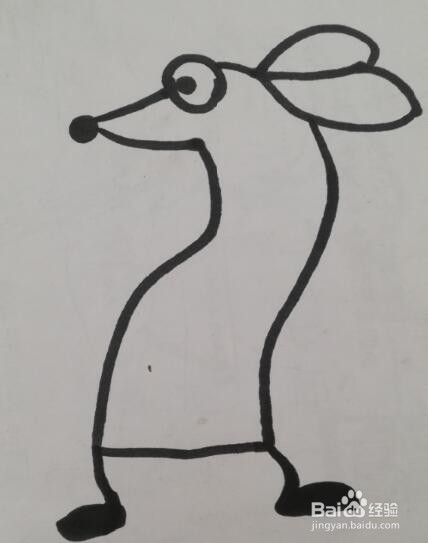 小老鼠的画法 小老鼠的简笔画