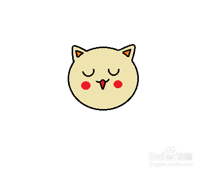 如何画可爱小猫咪的简笔画