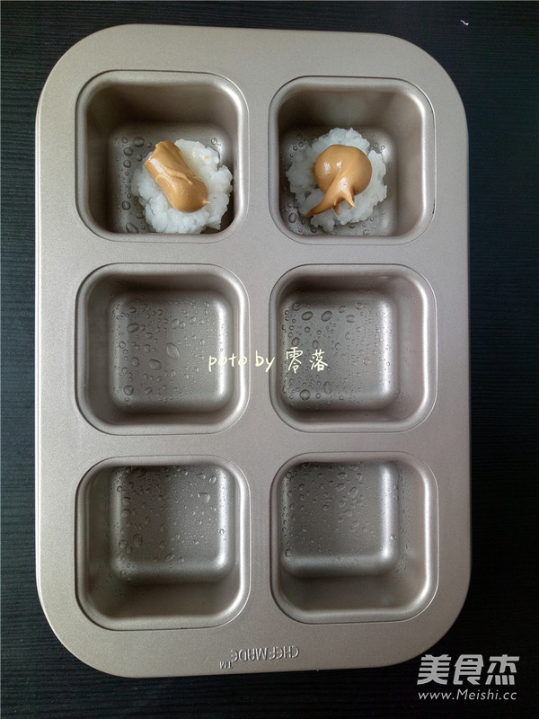 米饭夹心可可蛋糕