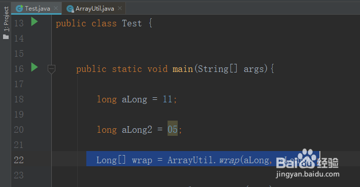 java将原始long类型数组包装为包装Long类型