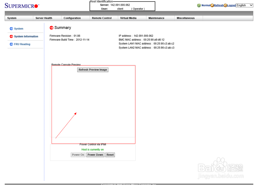 通过IPMI kvm控制台远程重装服务器系统