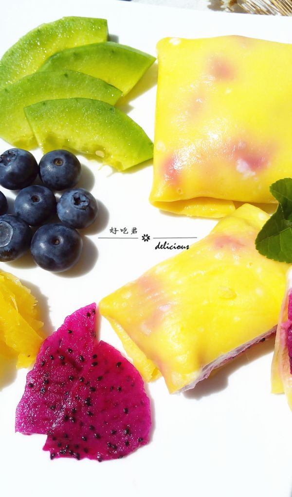 蛋糕火龙果班戟