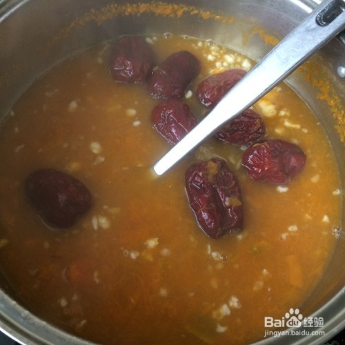 愚人家常菜之“红枣南瓜粥”