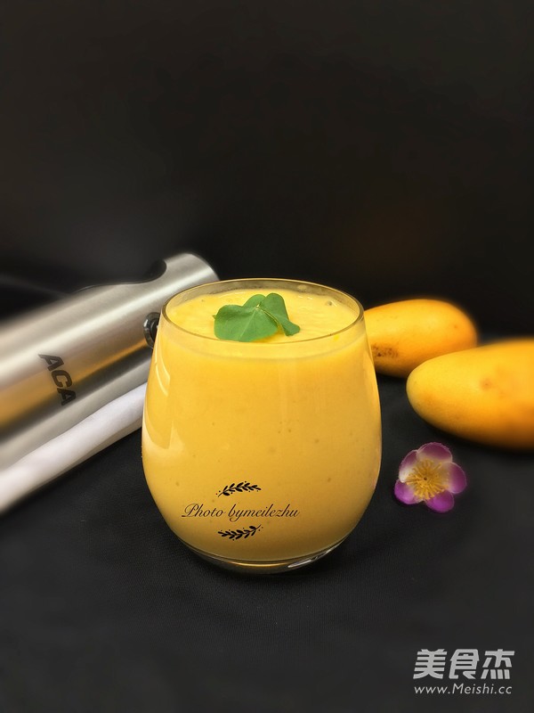 芒果奶昔的做法