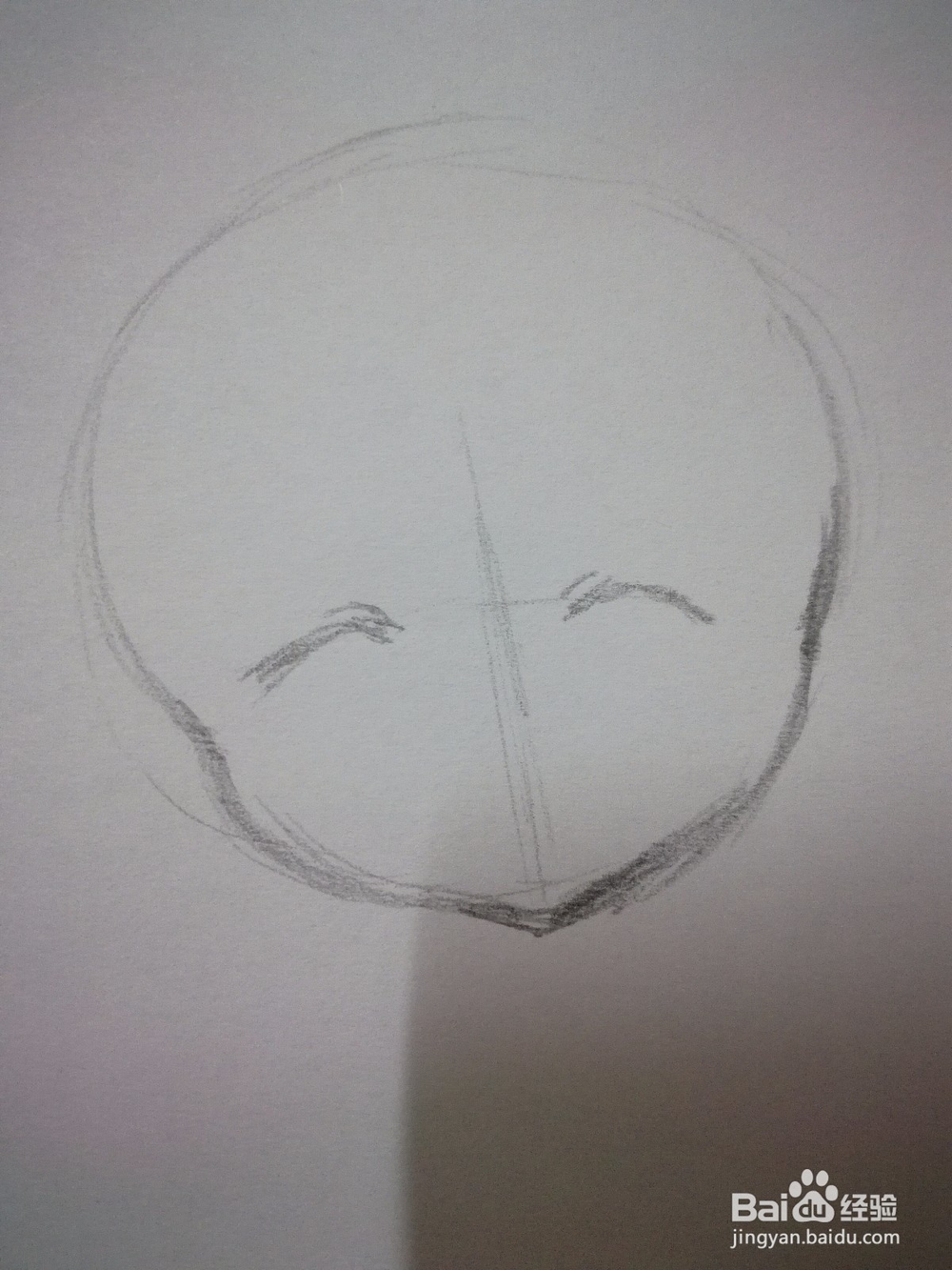 乐呵呵的动漫人物头部怎么画