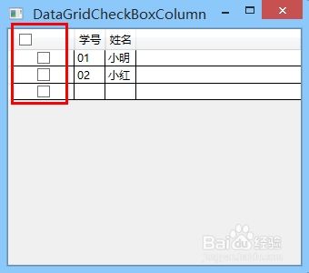 WPF之DataGrid篇：[2]DataGridCheckBoxColumn