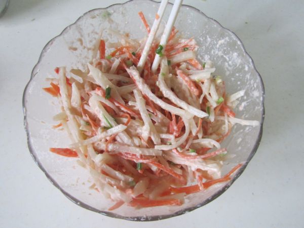 胡萝卜土豆丝饼