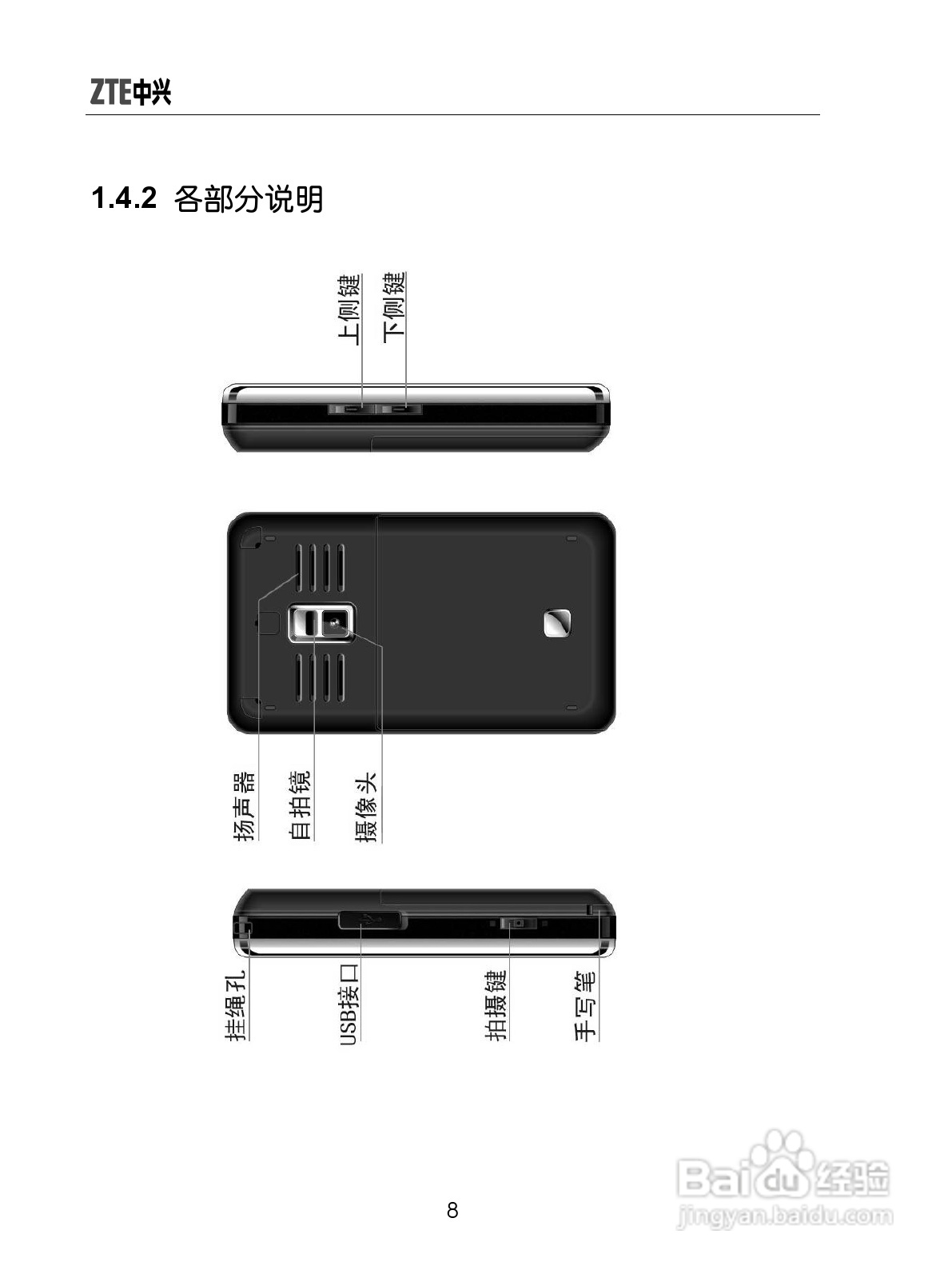 中兴ZTE-G X860手机使用说明书:[2]