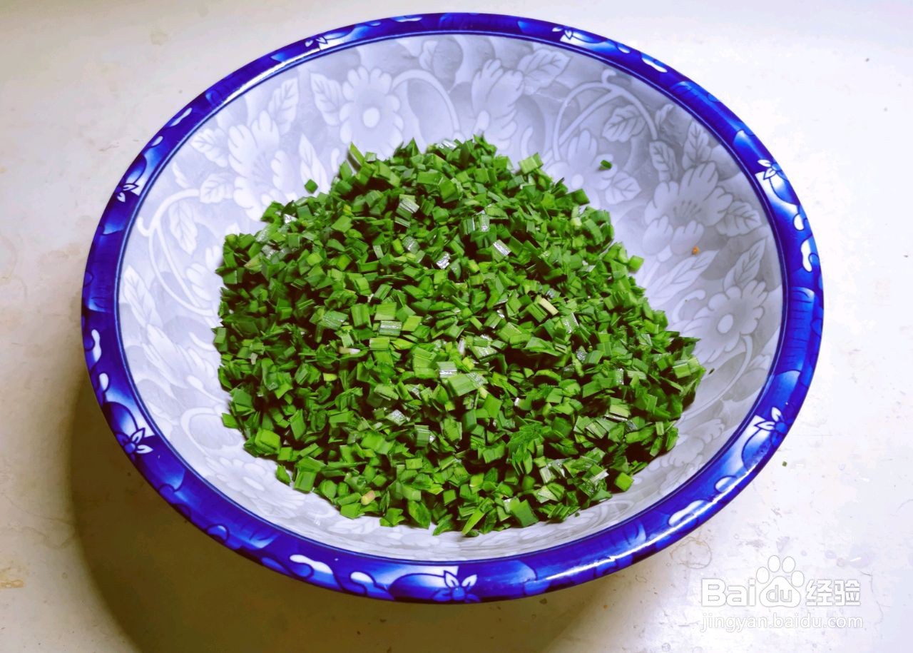 韭菜鸡蛋小饼的做法