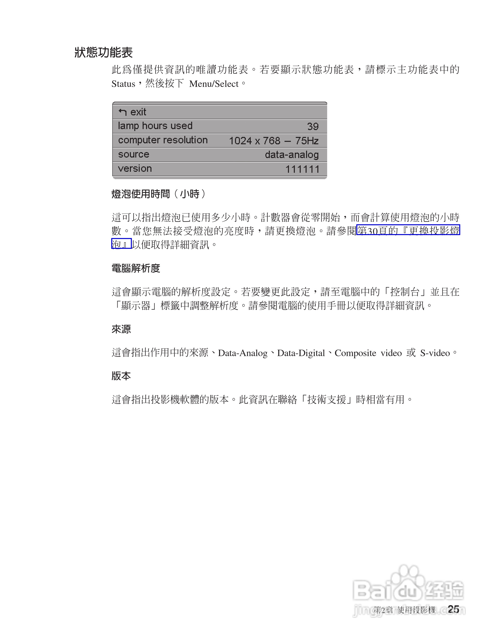 IBM iL1210投影机说明书:[4]