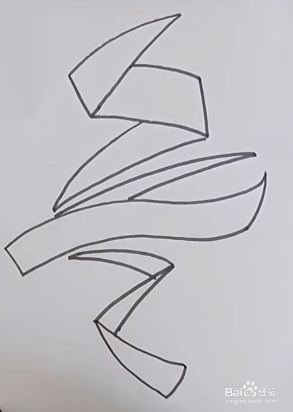 冬奥会标志简笔画教程