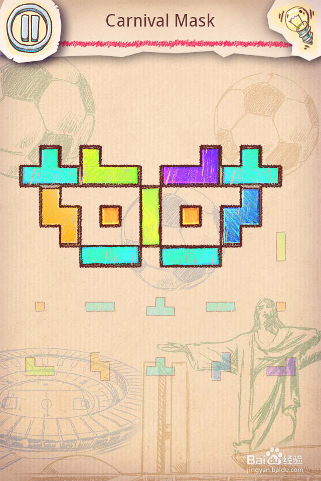 Doodle Fit2 攻略-11 Brazil 巴西