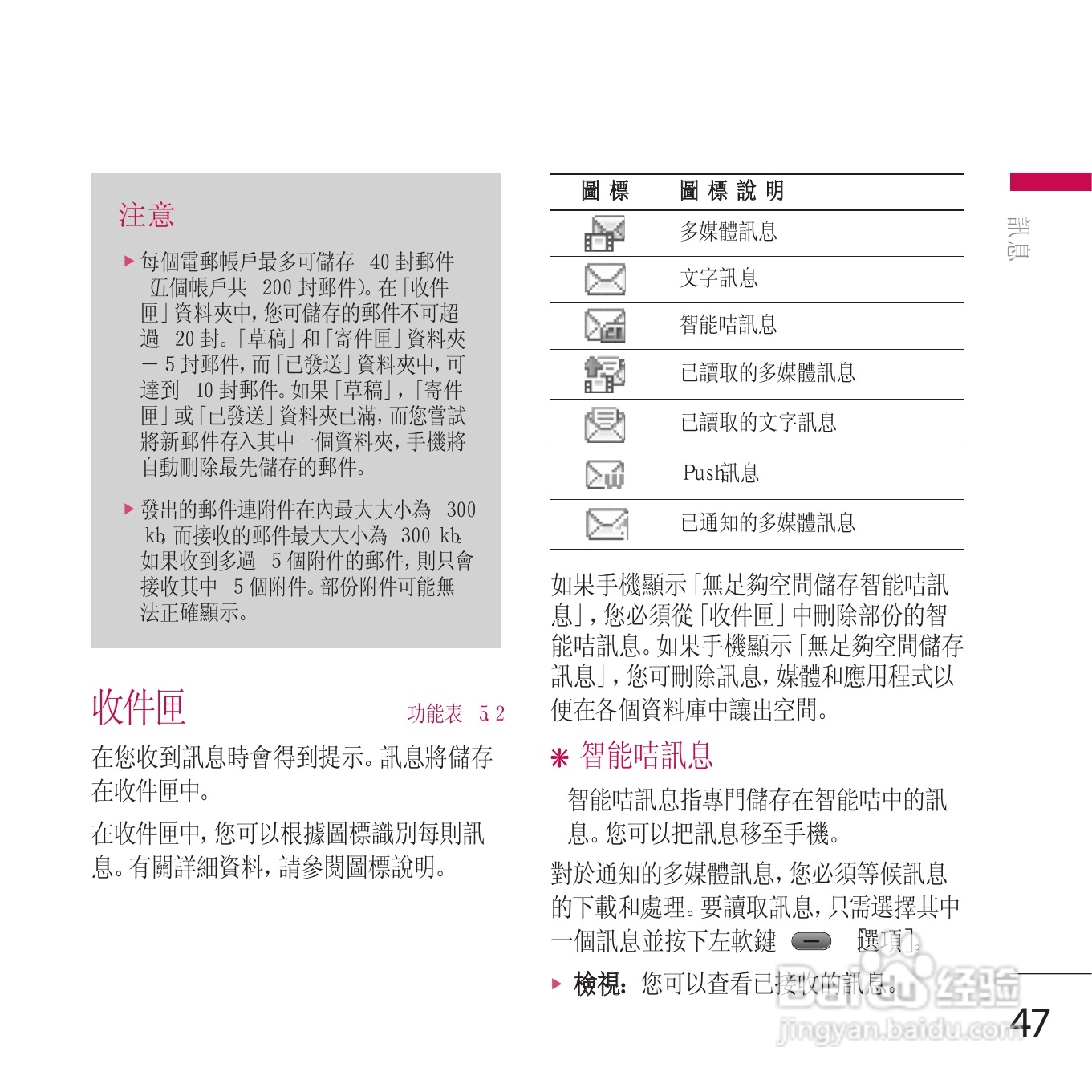 LG KE800手机使用说明书:[5]