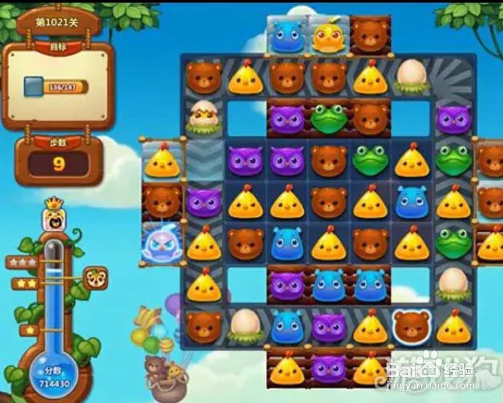 开心消消乐通关过关1021-1022关攻略