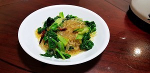 食补养生小白菜拌粉条